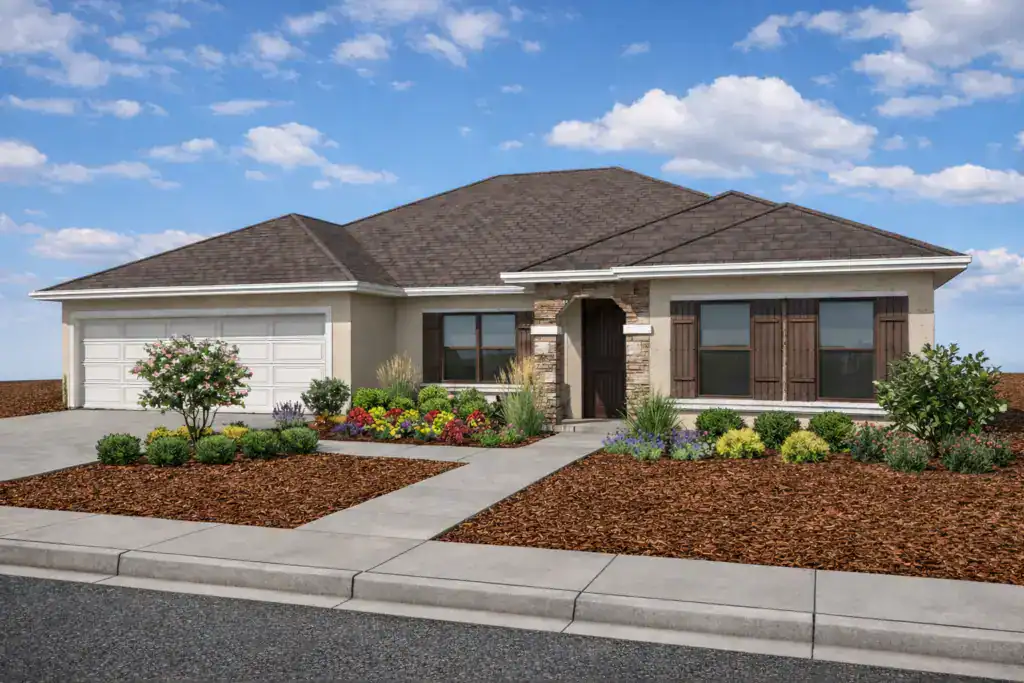 Champagne model, 2680 square feet, Elevation A